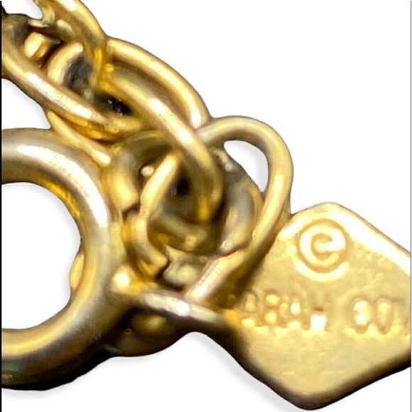 Sarah Coventry goldtone brown gems with removable lariat necklace - Picture 13 of 14